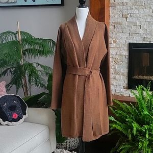 Banana Republic long belted cardigan